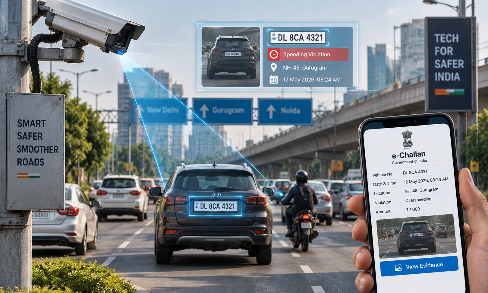 AI-Powered Traffic Enforcement in India: Automated Challans & Evidence Guide