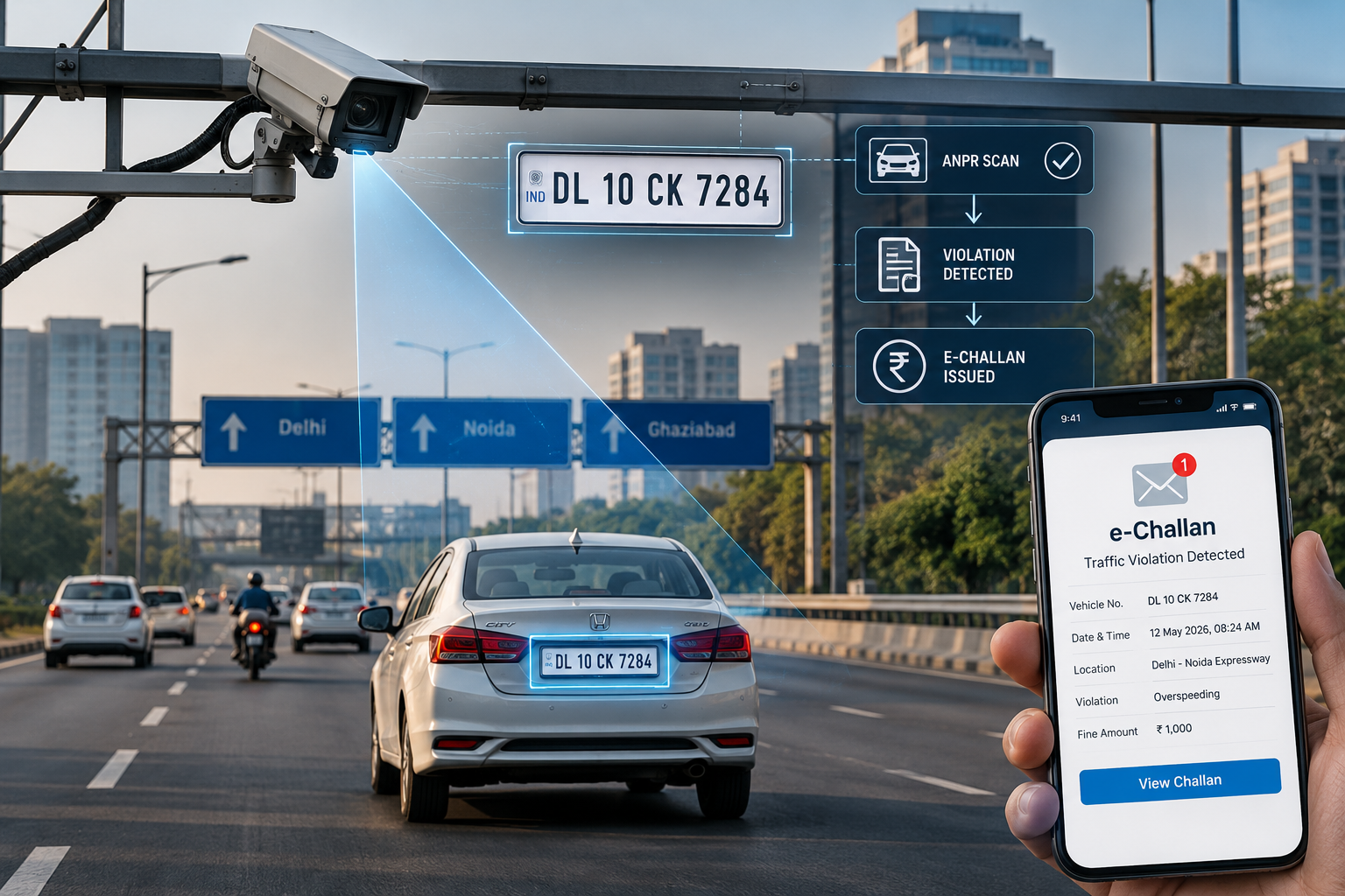 Can ANPR Cameras Issue a Traffic Challan Without Stopping Your Vehicle?